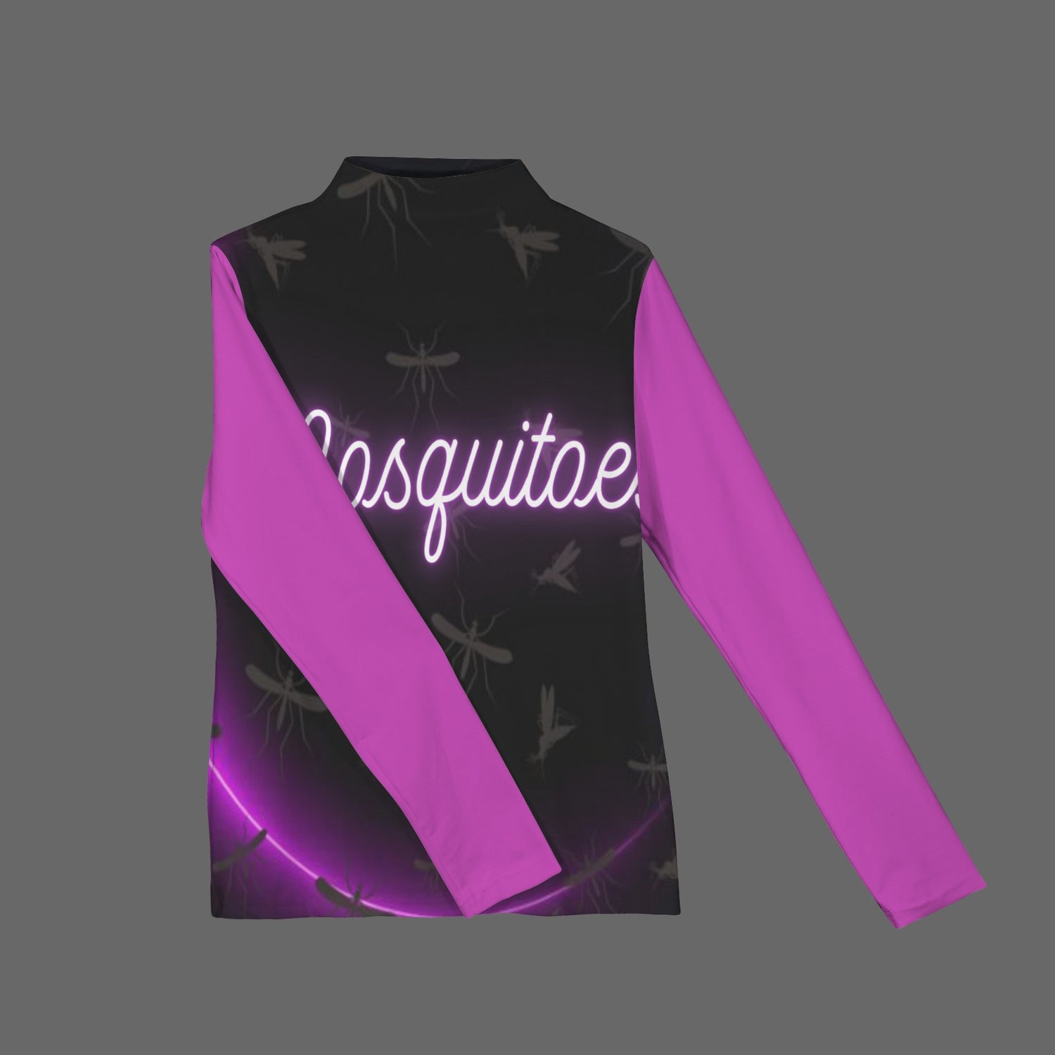 Mosquitoes (3) Long Sleeve Shirt Purple Sleeve