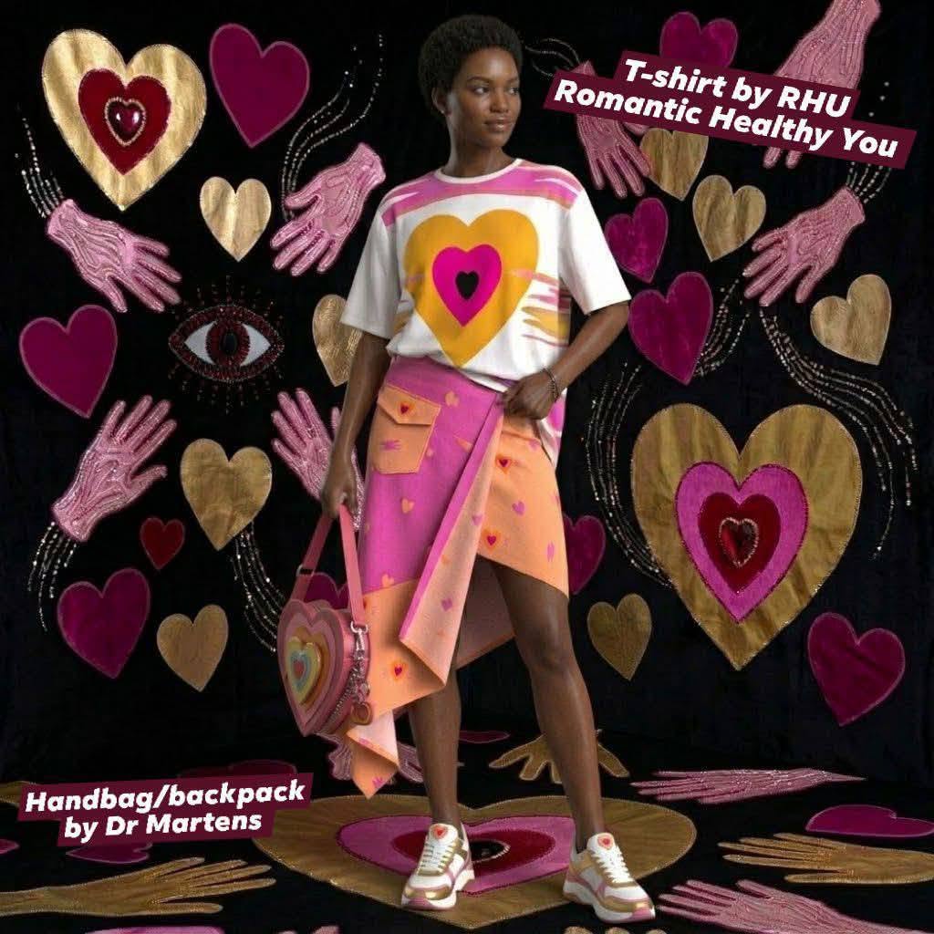 Se Son Rose Unisex T-Shirt Heart White