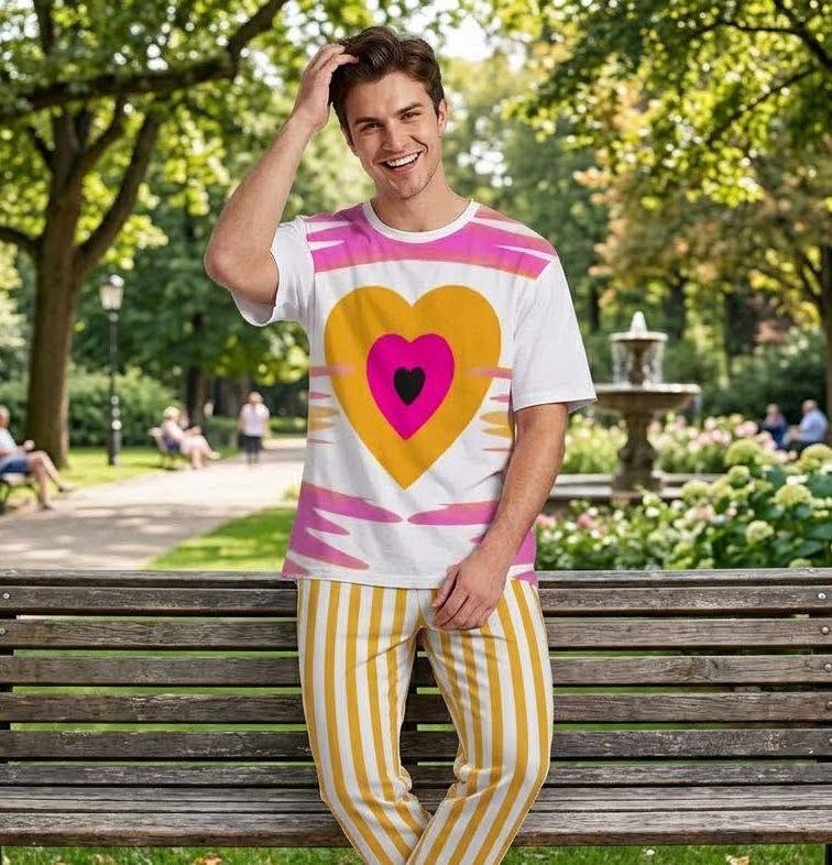 Se Son Rose Unisex T-Shirt Heart White