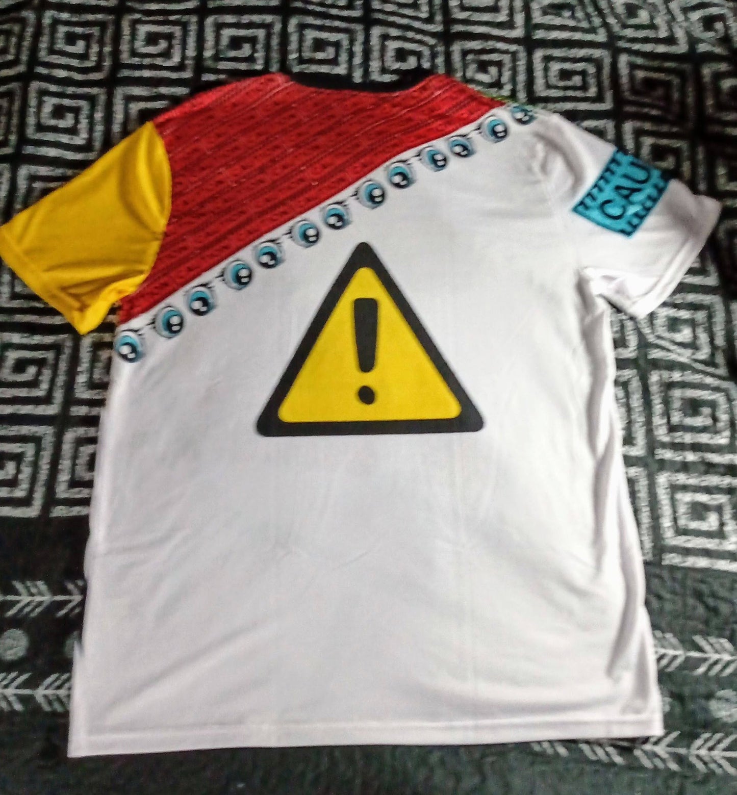 CAUTION Colour Portrait - Black Collar