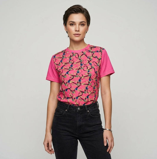 LINFA Chaos T-Shirt Pink