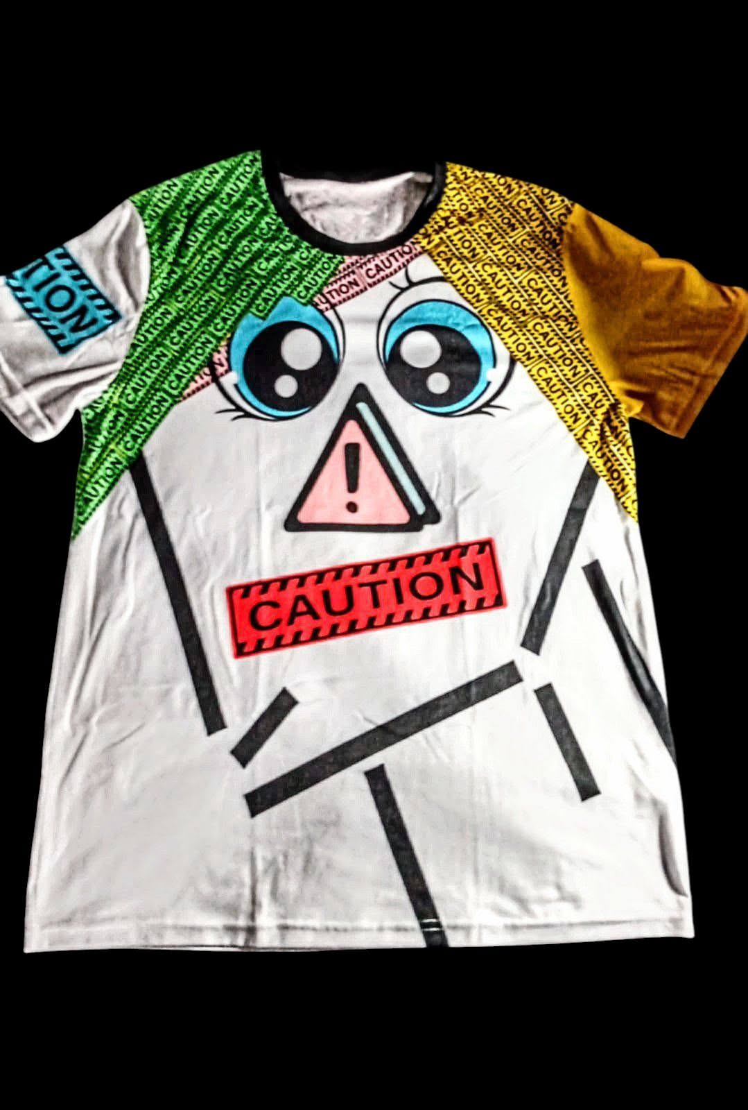 CAUTION Colour Portrait - Black Collar