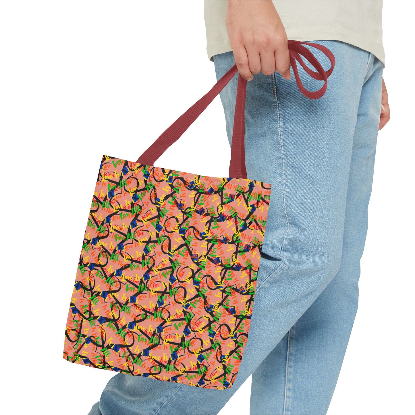 LINFA Chaos In The Heart Tote Bag Rosa Antico(Made in Germany)