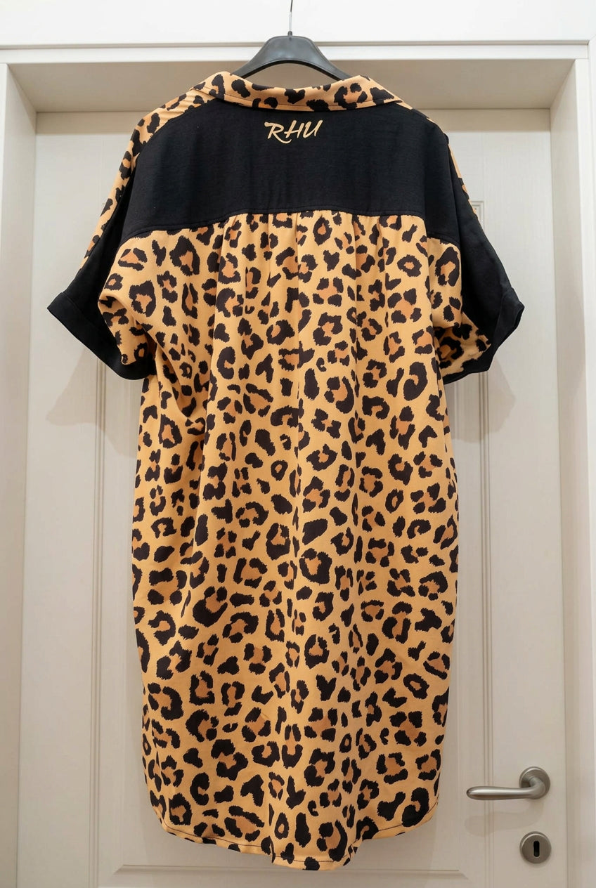 Leopard T-Shirt Dress
