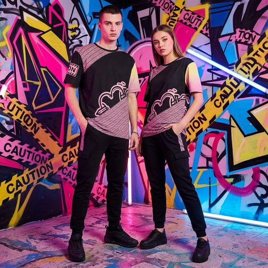 CAUTION Love Kills T-Shirt -Black