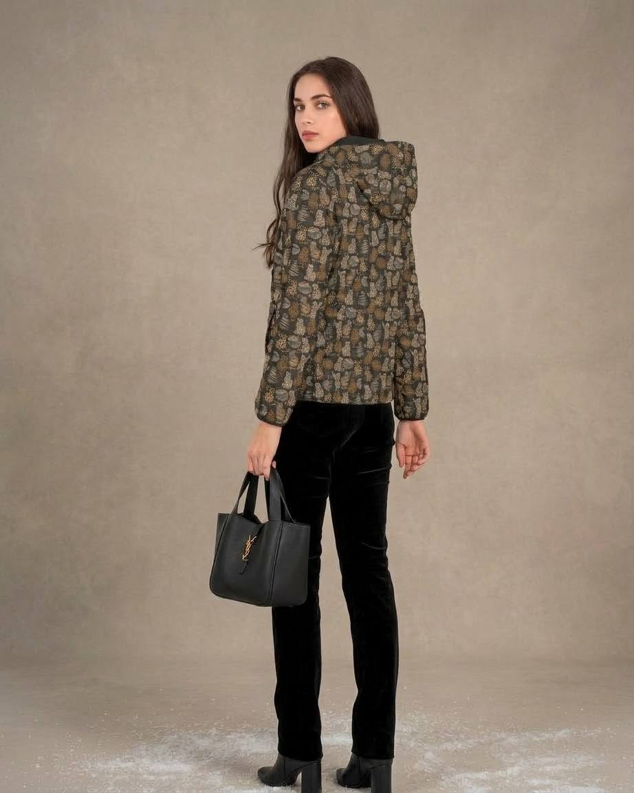 Padded Jackets Cats Leopard