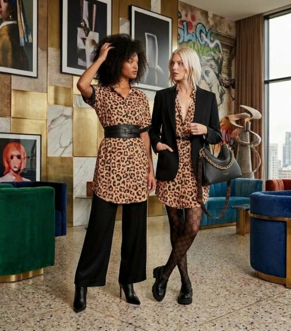 Leopard T-Shirt Dress
