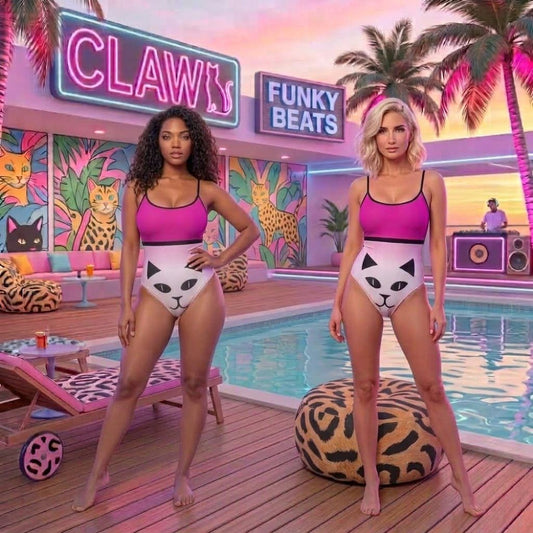 Women's One-piece Swimsuit KittyKat