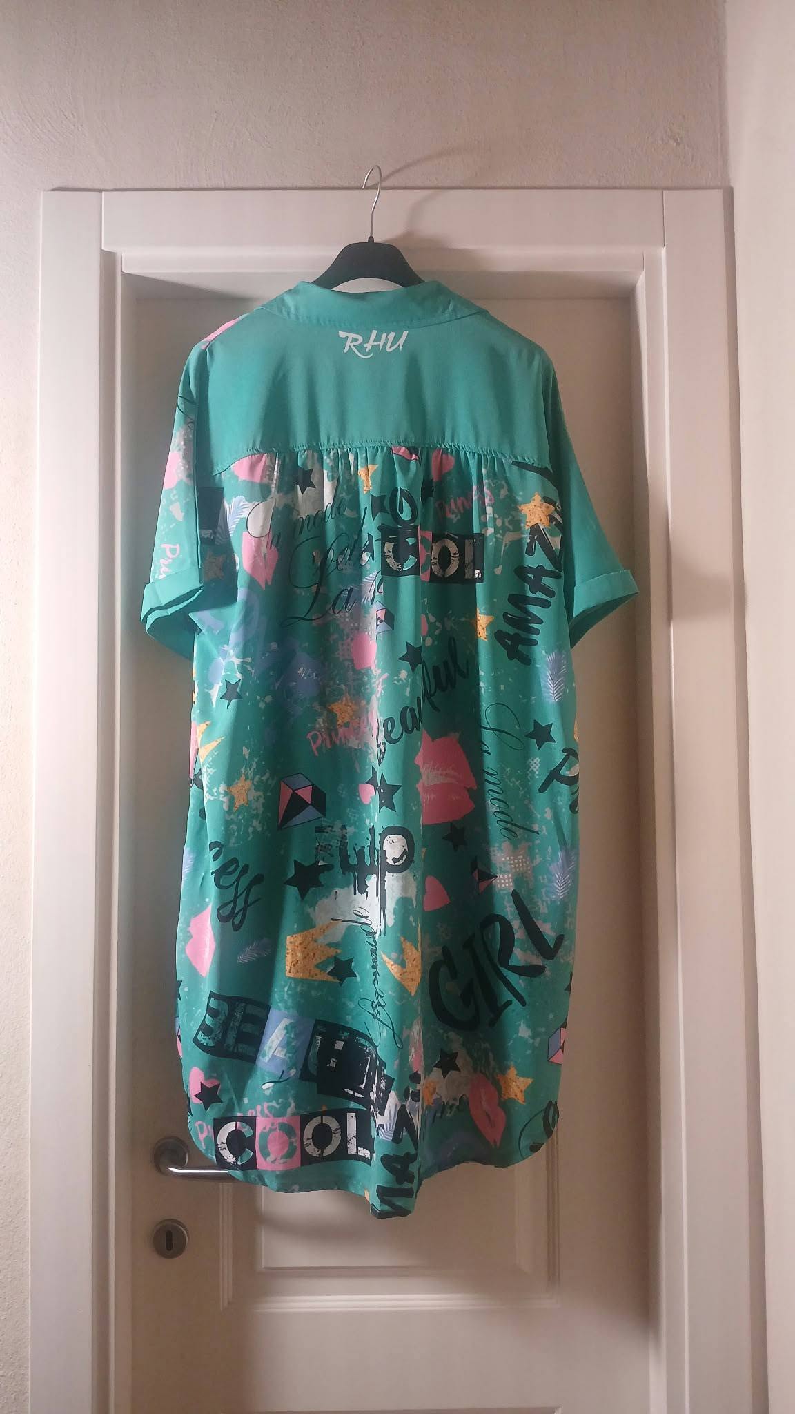 Feel Amazing T-Shirt Dress Torquoise