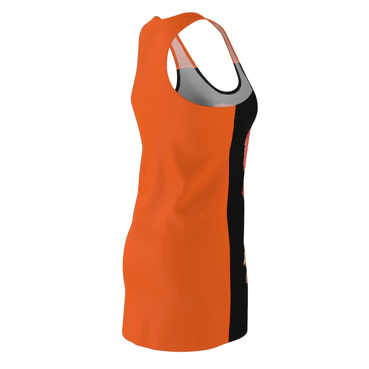 Women's Cut & Sew Racerback Dress Orange Doll