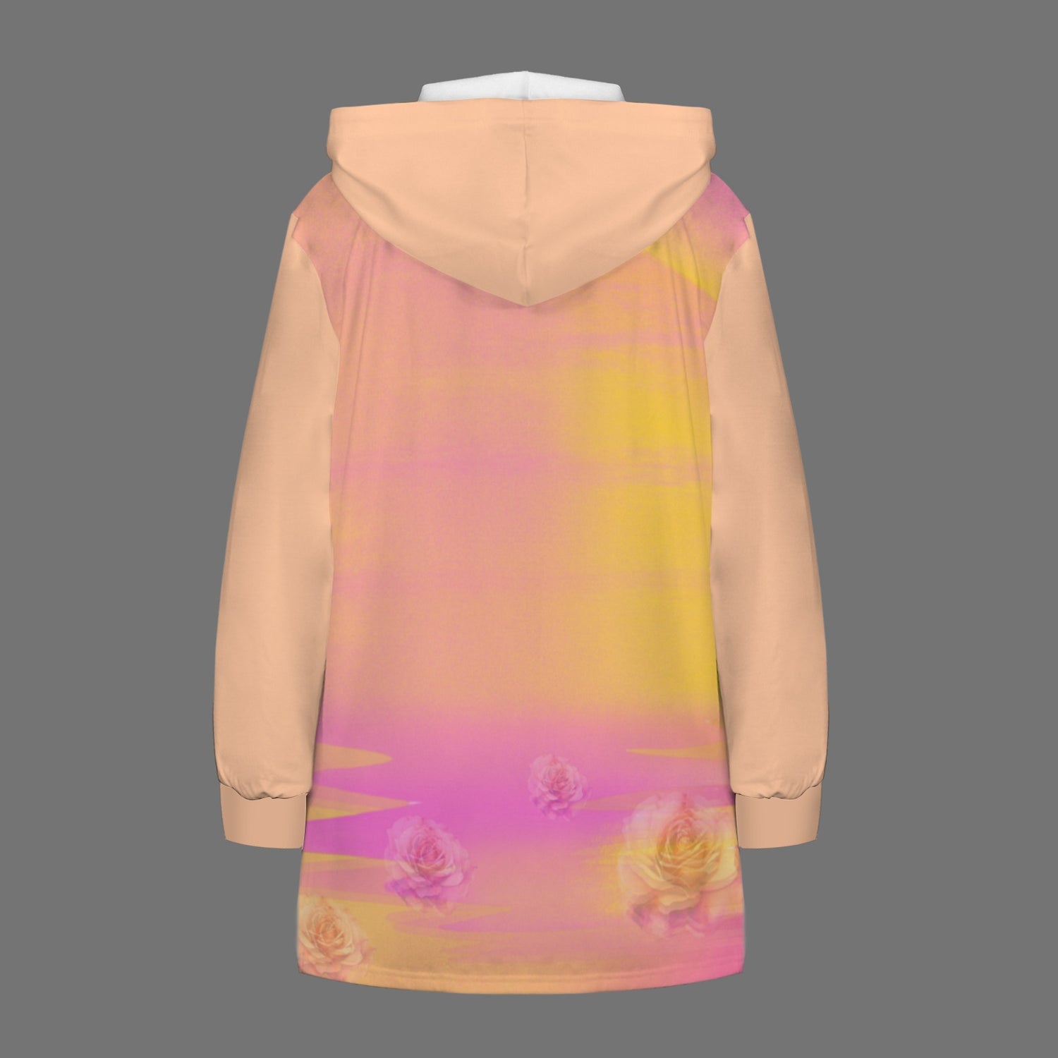 Se Son Rose Fioriranno (Missing U) Short Hoodie Dress Pale Pink