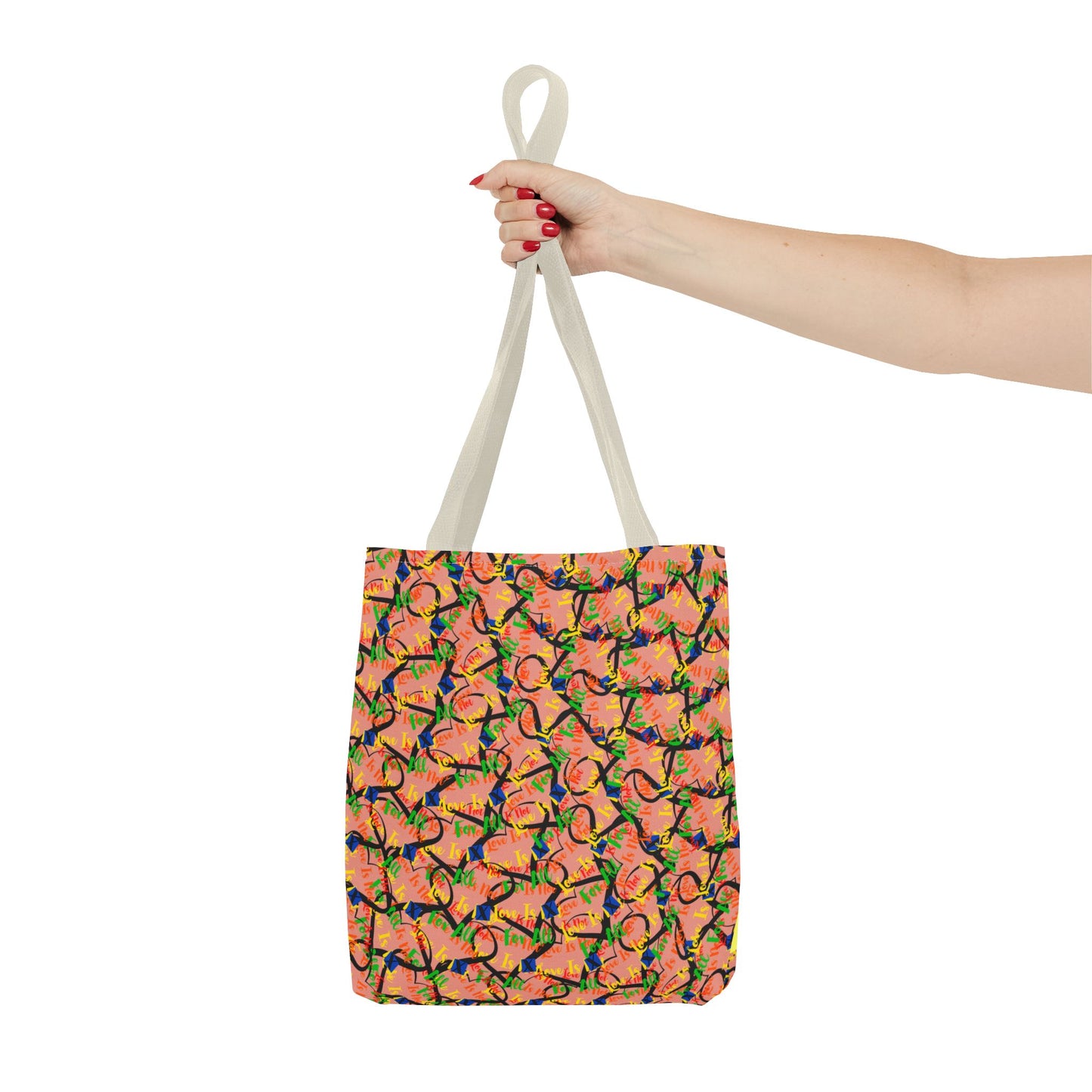 LINFA Chaos In The Heart Tote Bag Rosa Antico(Made in Germany)