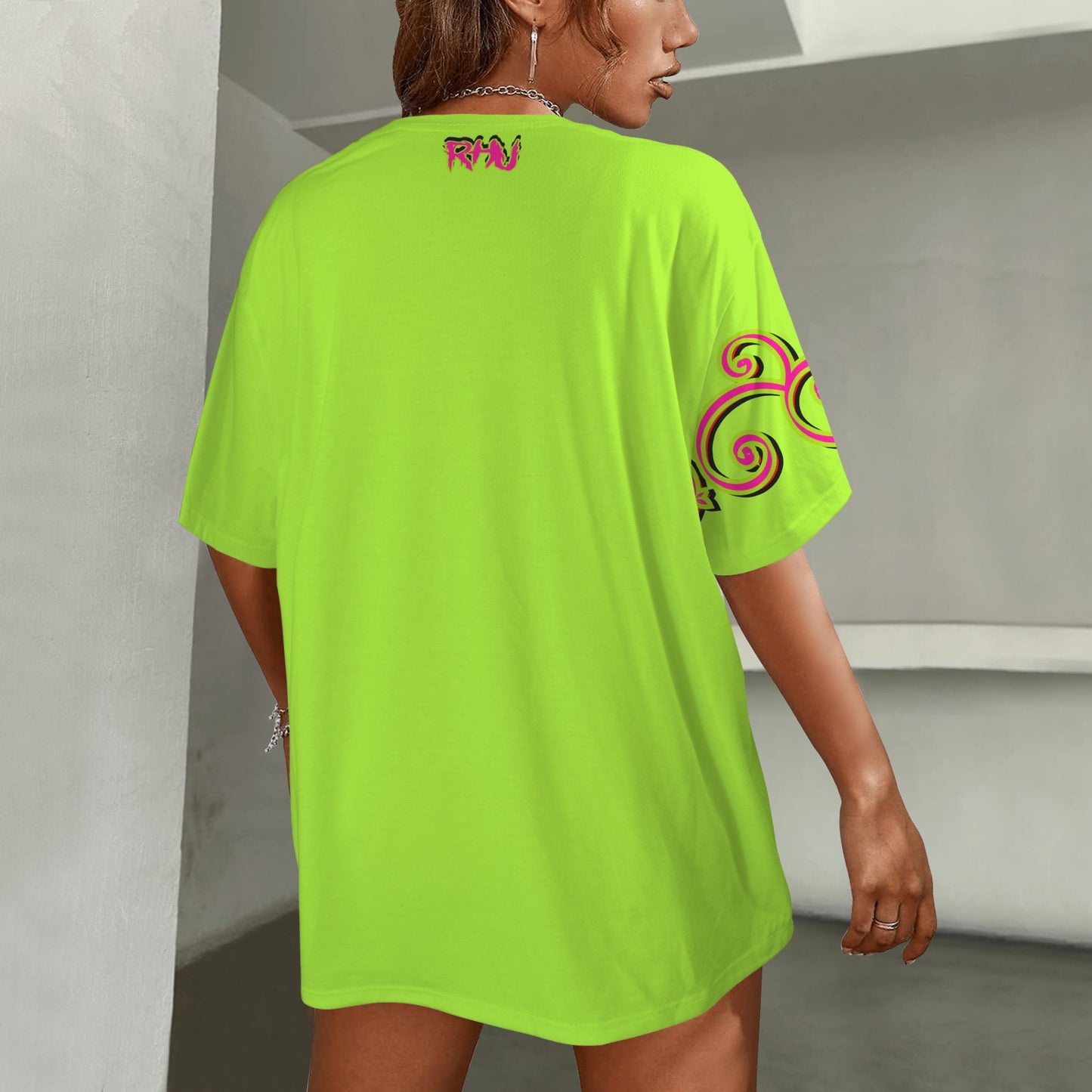 SE SON ROSE - PINK LOVE WALL - BRIGHT GREEN