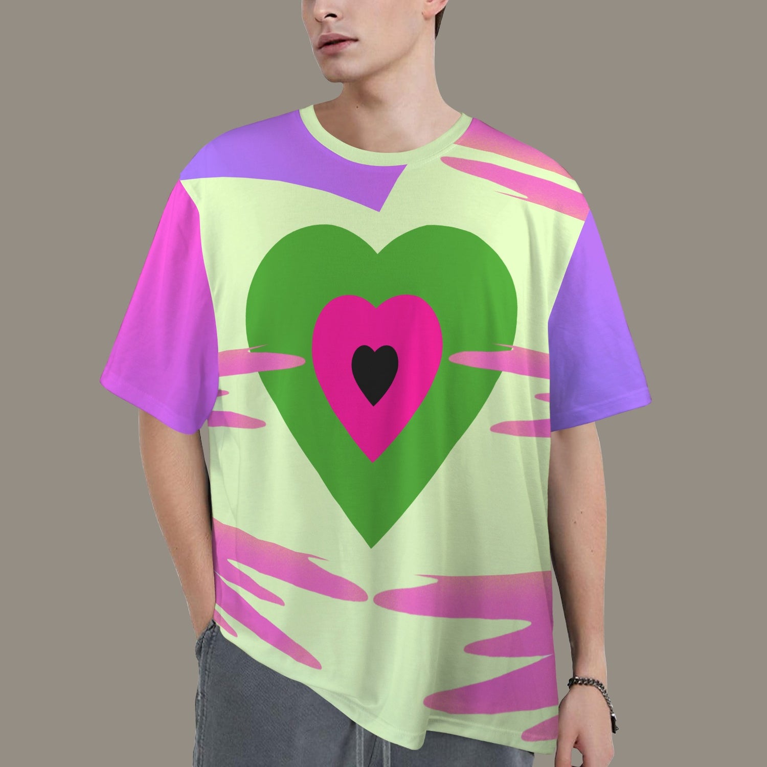 Se Son Rose (Missing U) Light Green Violet Pink