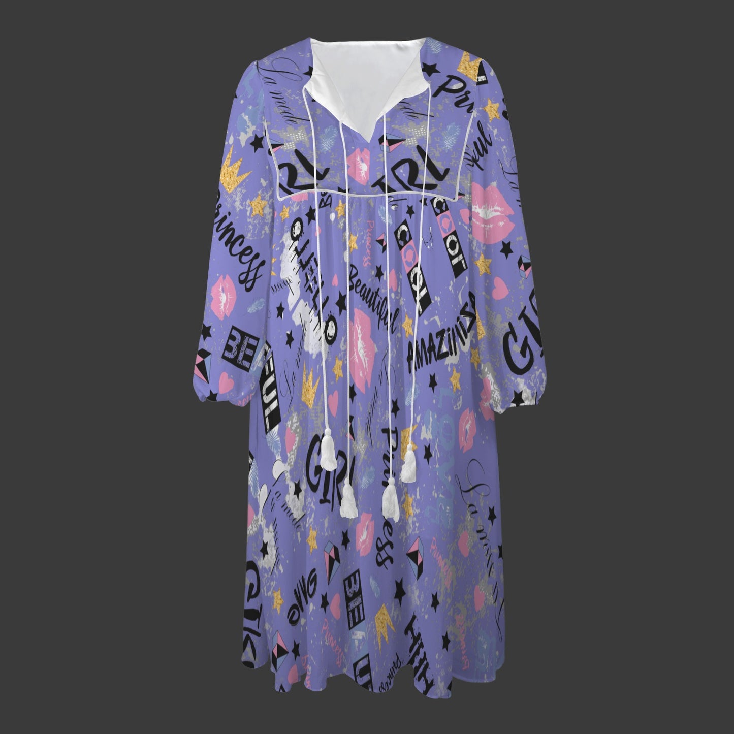 Be Amazing Long Dress Blue