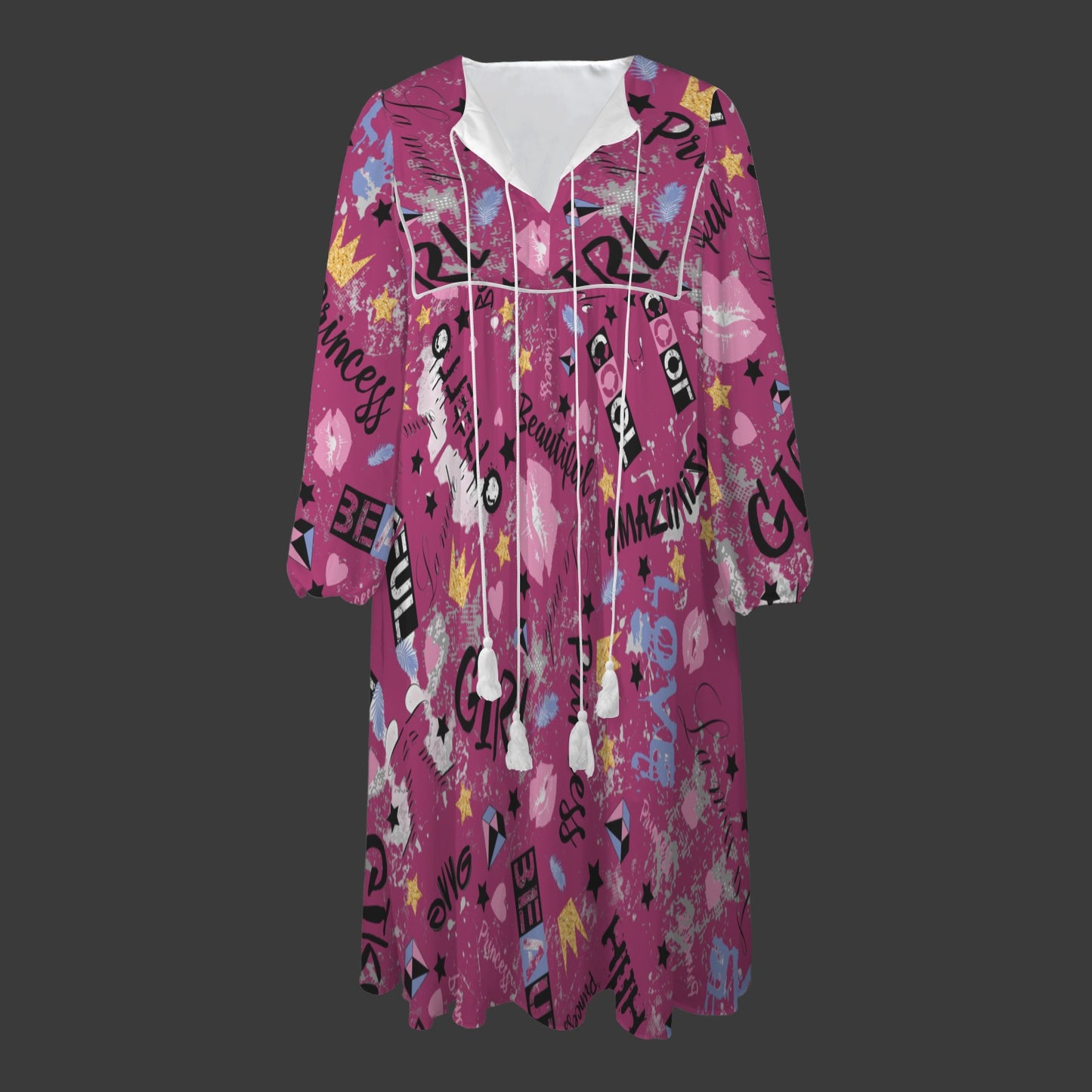 Be Amazing Long Dress Mauve
