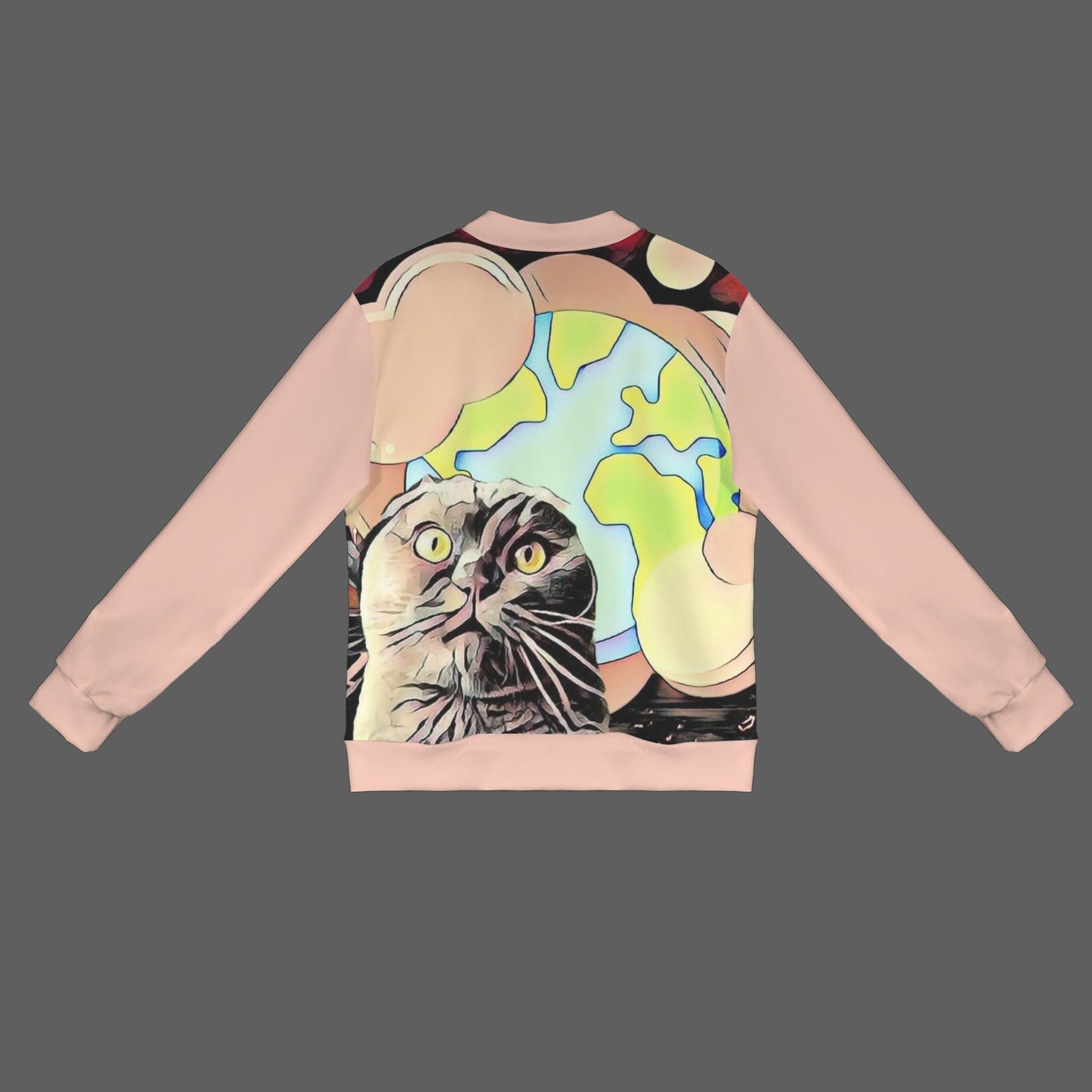 Humans Scare Me Lightweight Jacket  Pale Pink