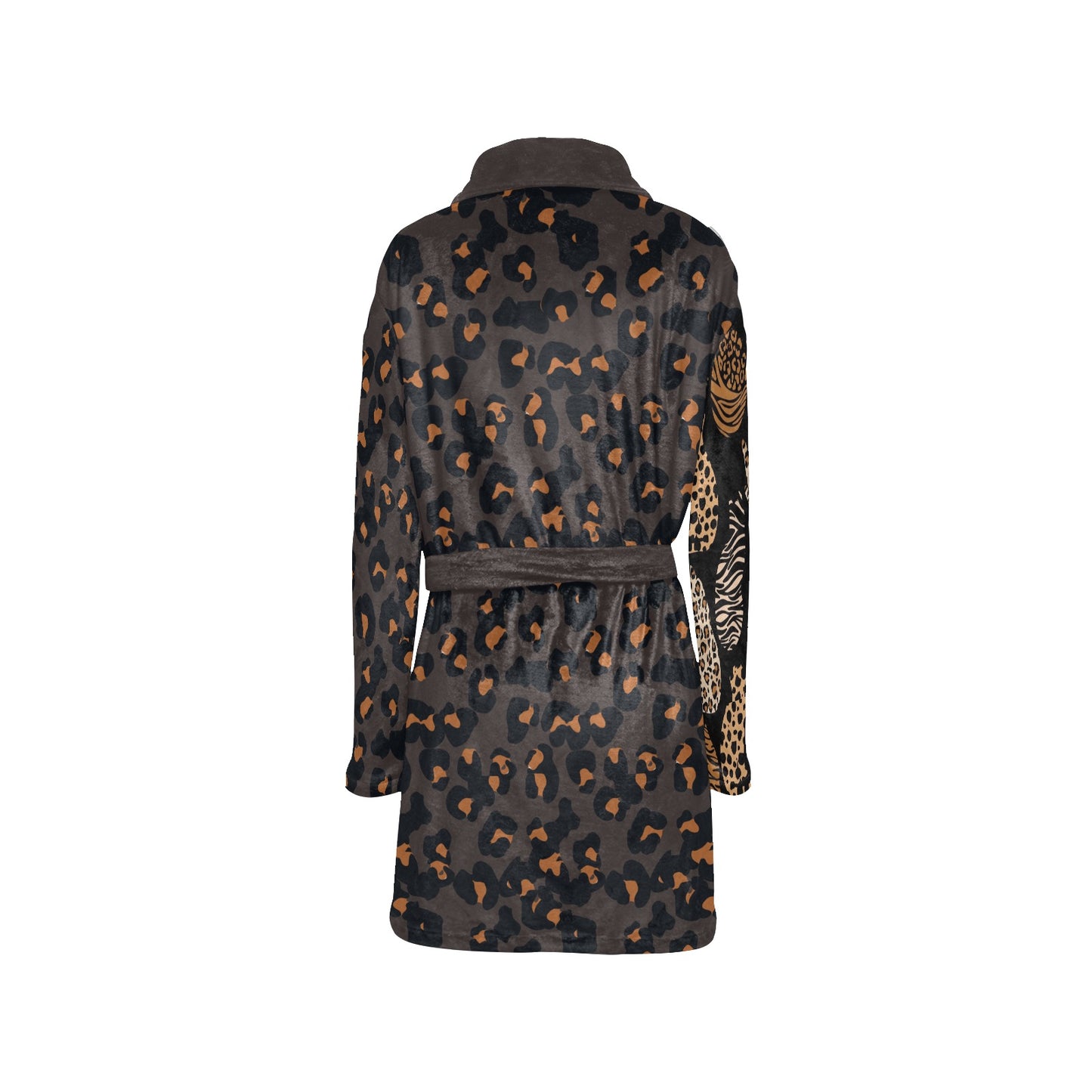 Night  Robe Cats Marrone Leopard
