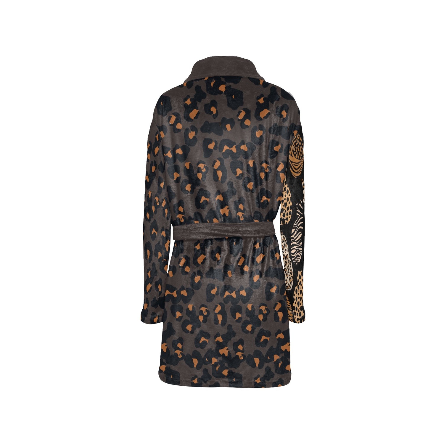 Night  Robe Cats Marrone Leopard