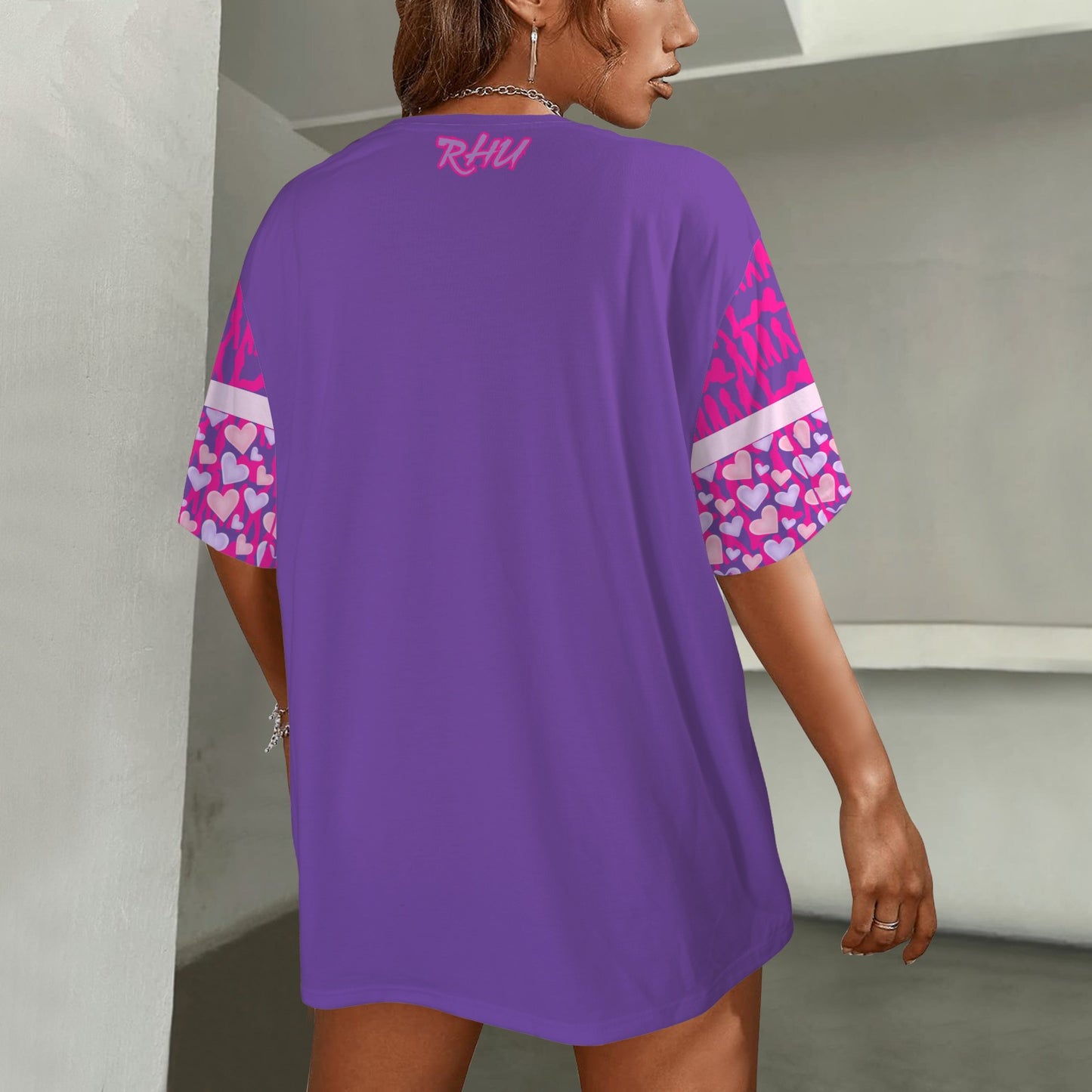 Mosquitoes Small Hearts T-shirt Lilac