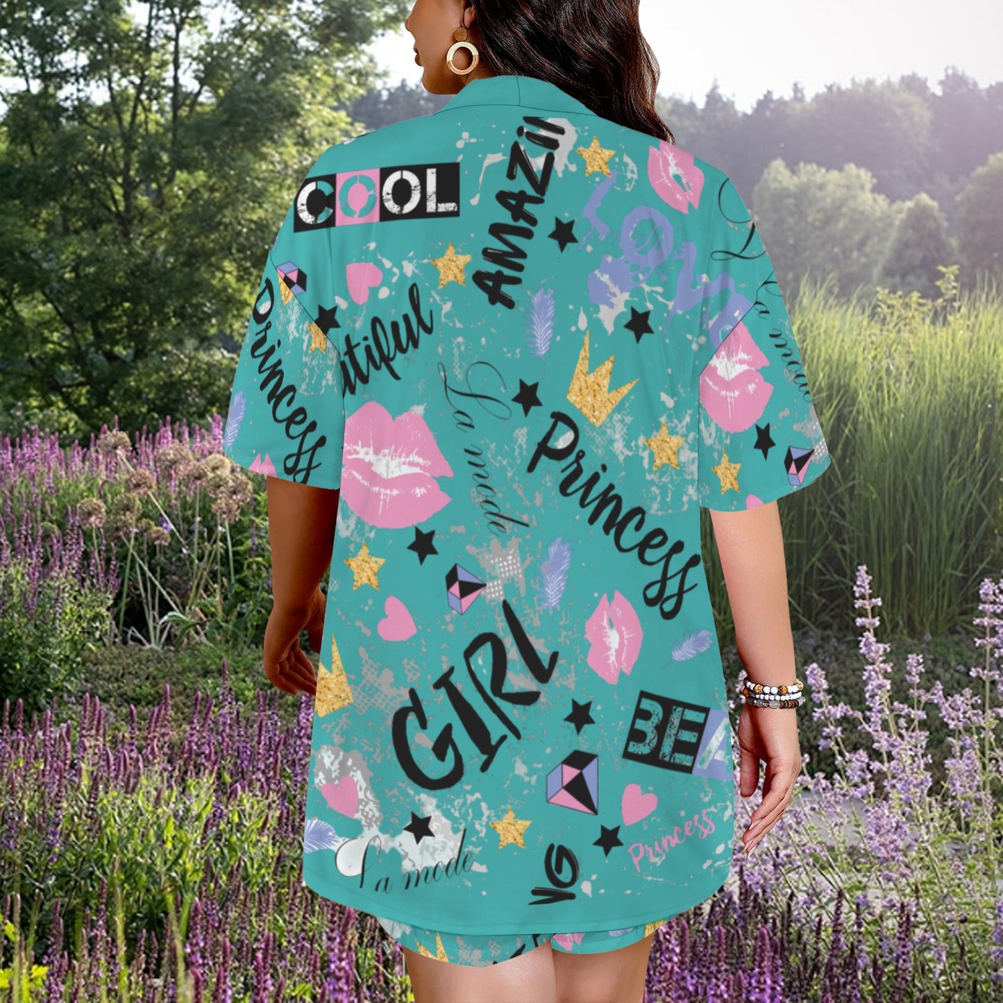 Torquoise Feel Aamzing Open Blouse