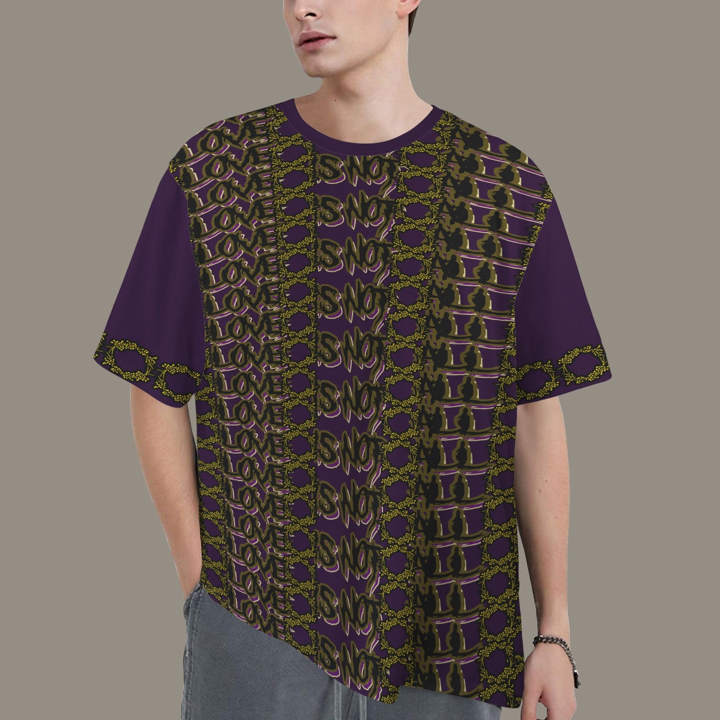 LINFA T-SHIRT BROWN VIOLET