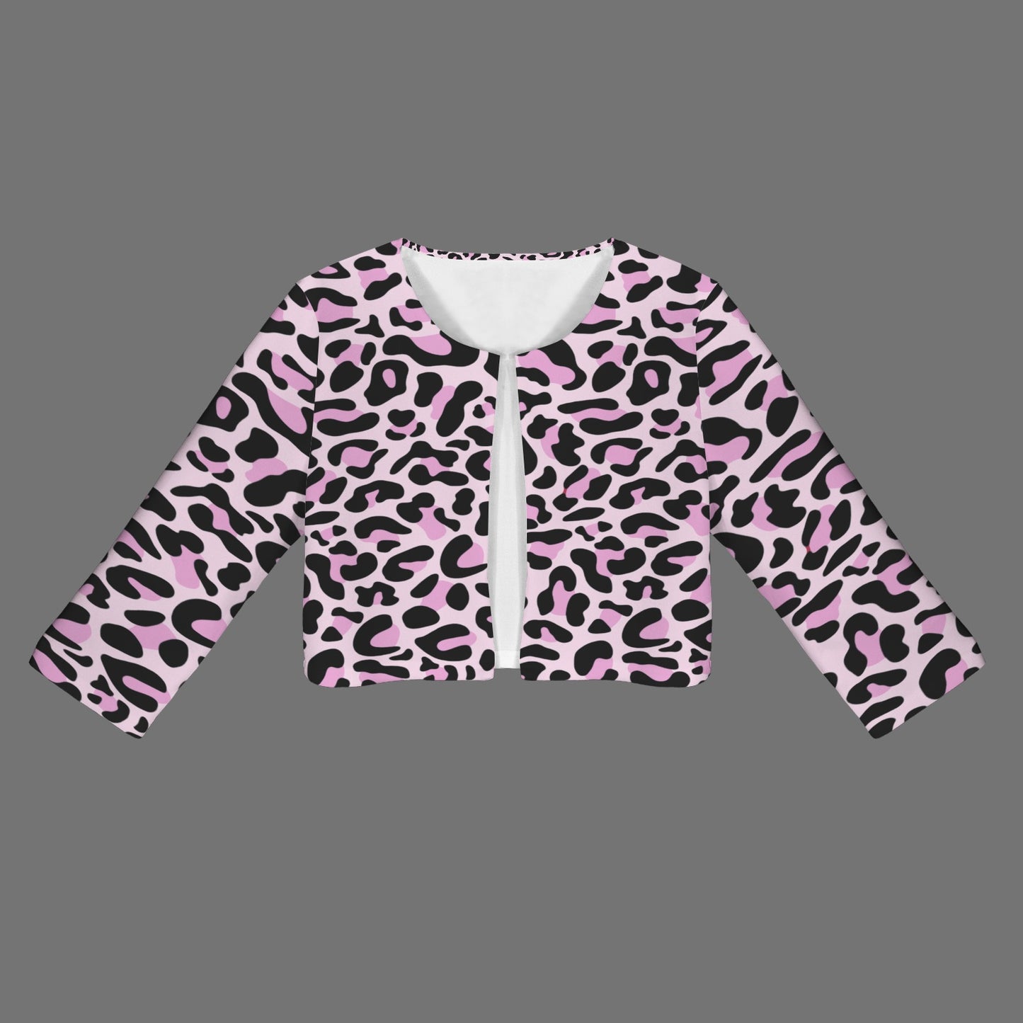 Leopard Jacket Black Pink