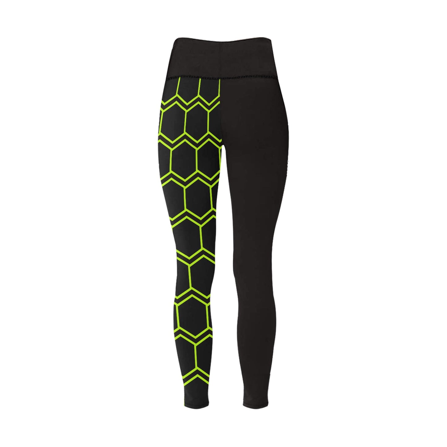 Black Wall leggings - Bright Green