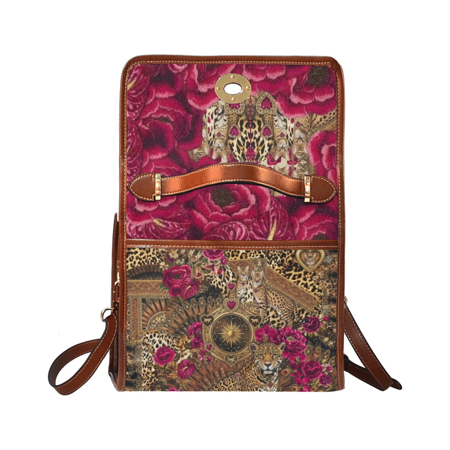 Opulenta Print Leopard Canvas Bag