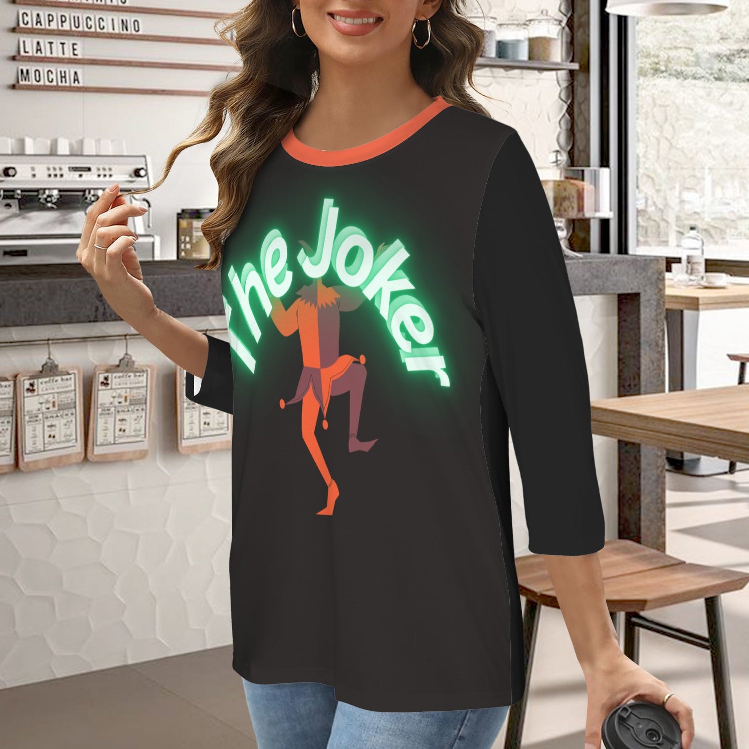 Joker T shirt Black Sleeve