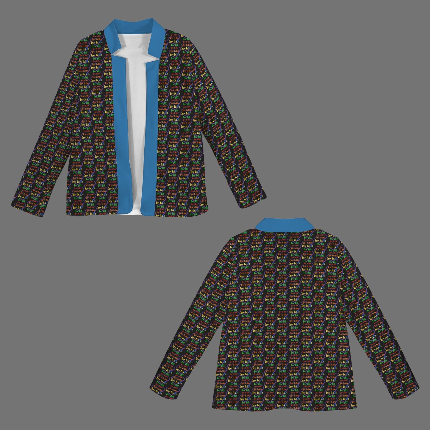 LINFA Little Hearts Blue Black Jacket