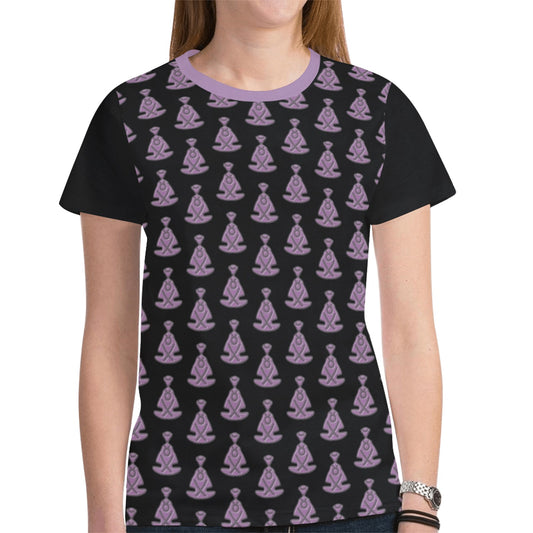 Buddha T Shirt Pattern 5 Spaced Unisex Mesh Cloth T-shirt