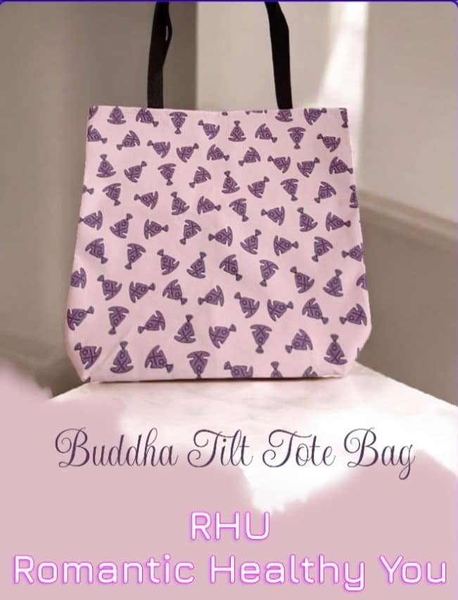 Buddha Tilt Tote Bag