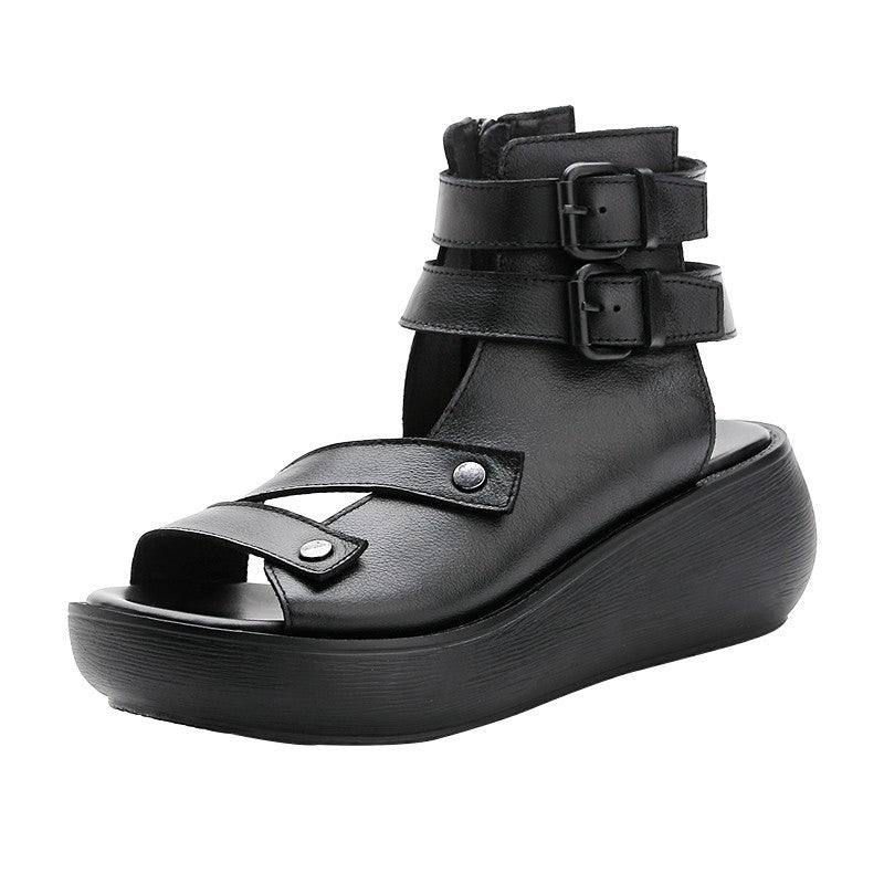 Women&amp;#039;s Retro Muffin Bottom Sandals