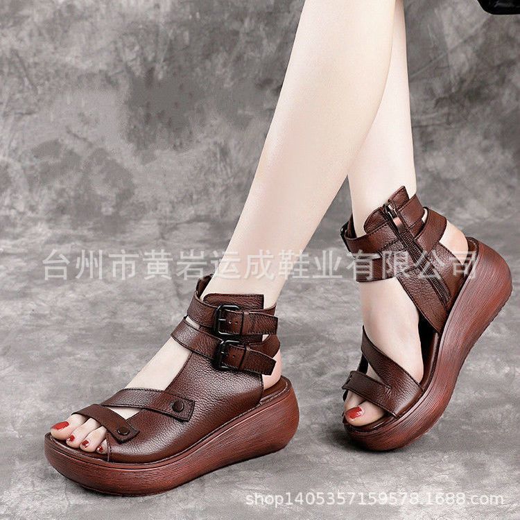 Women&amp;#039;s Retro Muffin Bottom Sandals