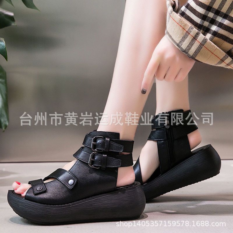 Women&amp;#039;s Retro Muffin Bottom Sandals