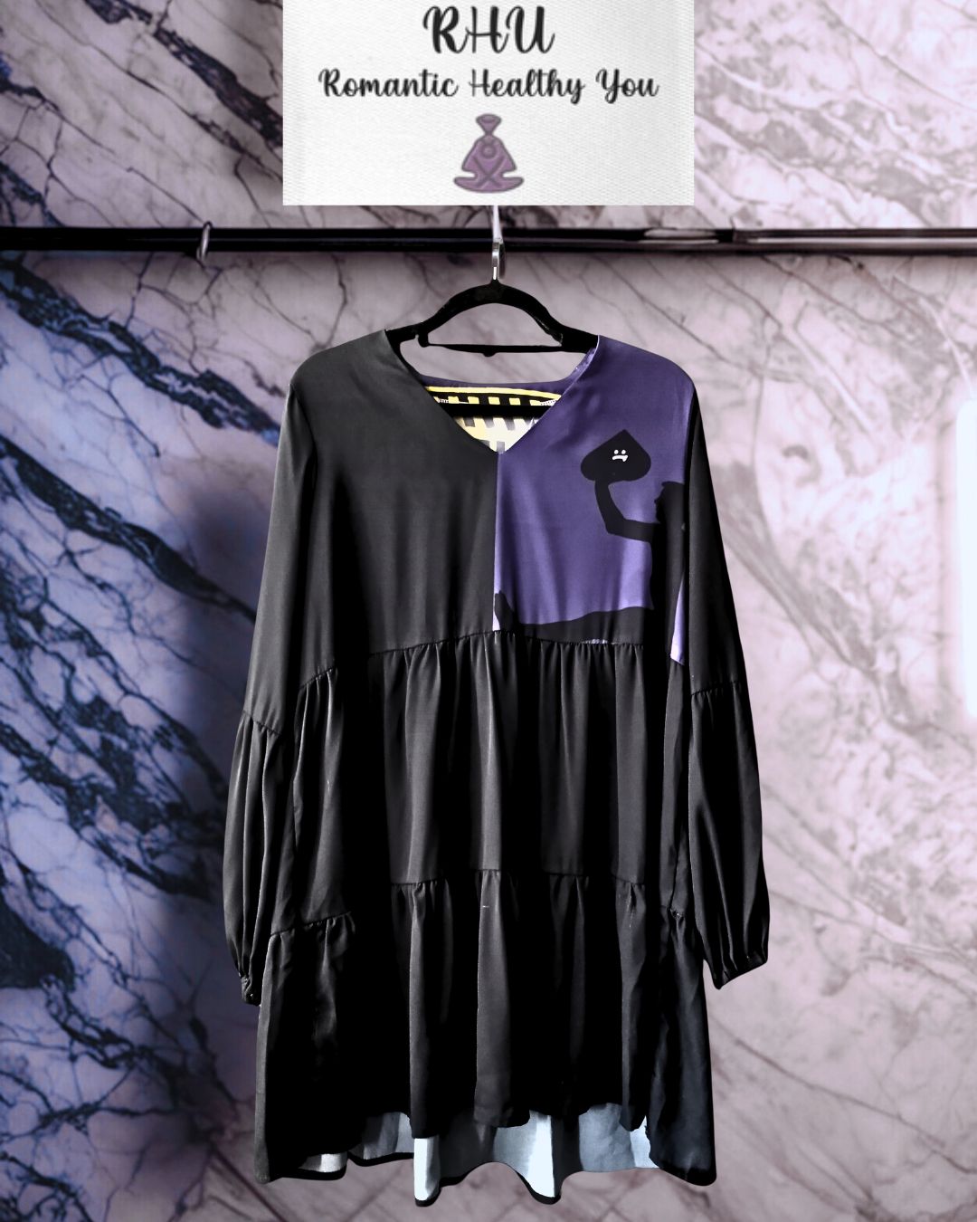 Caution Boho Dress CAUTION BACK