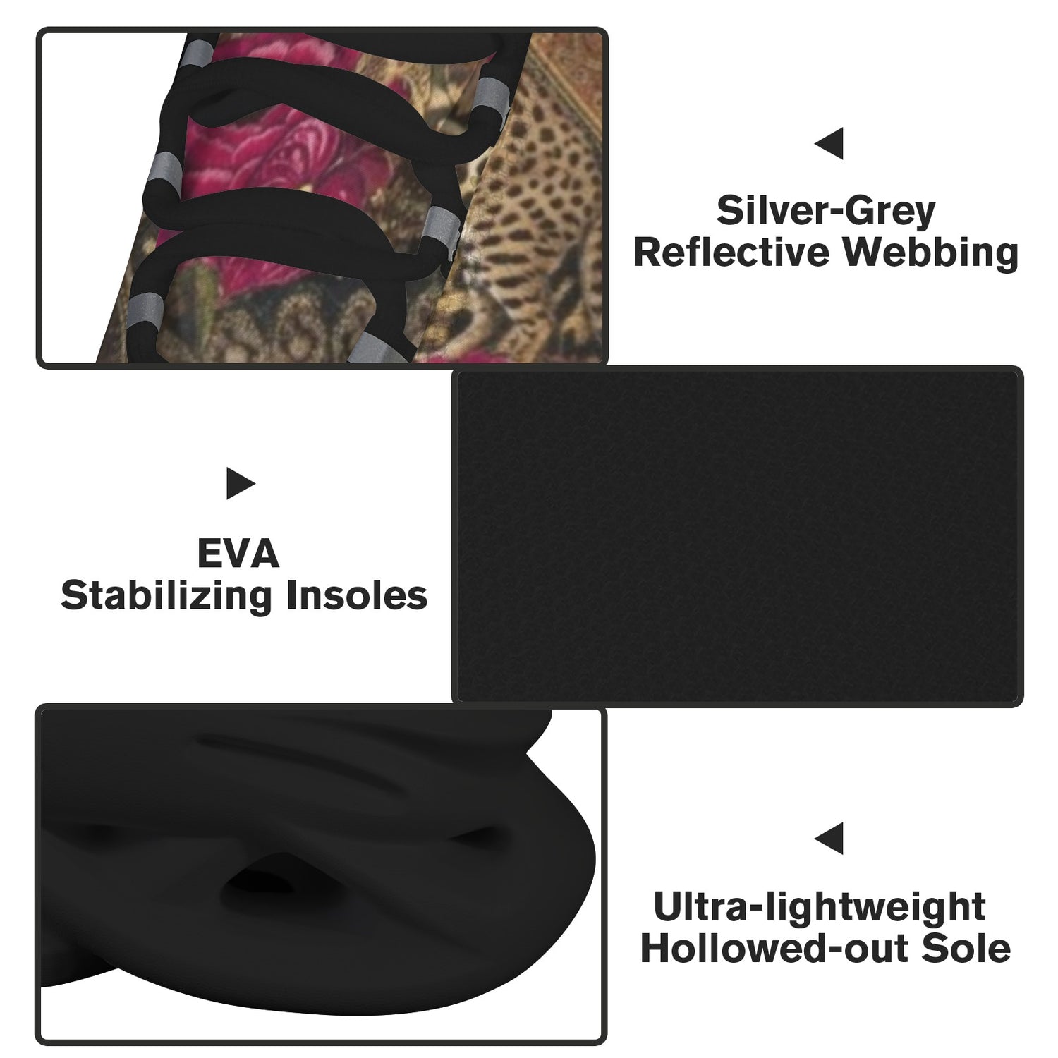 Leopard with Leo ladies running shoes