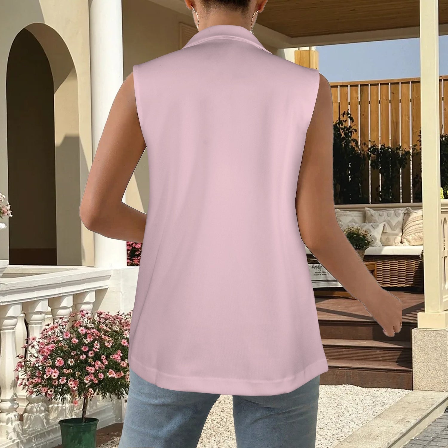 Gilet mamma Leopard Pale Pink