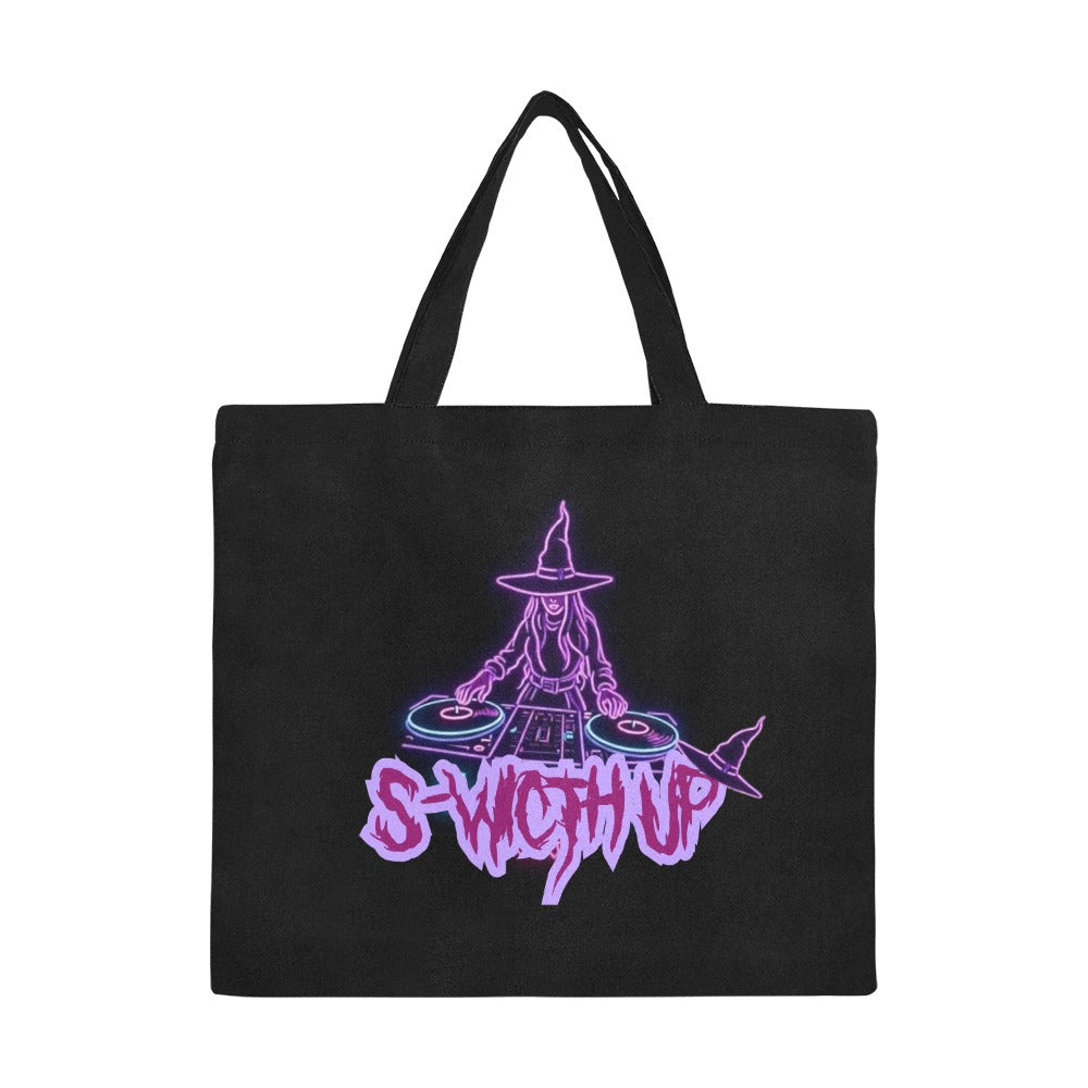 S-WITCH UP Canvas Tote Bag Multi Leopard