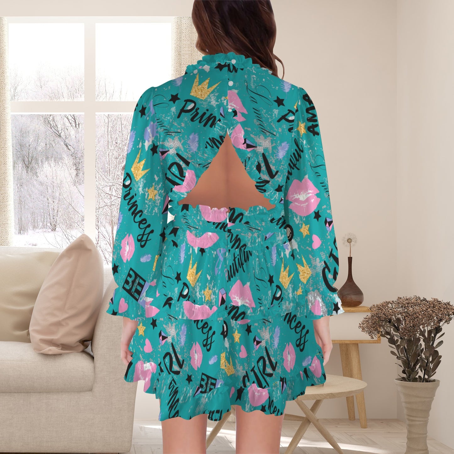 Be Amazing Dress Green