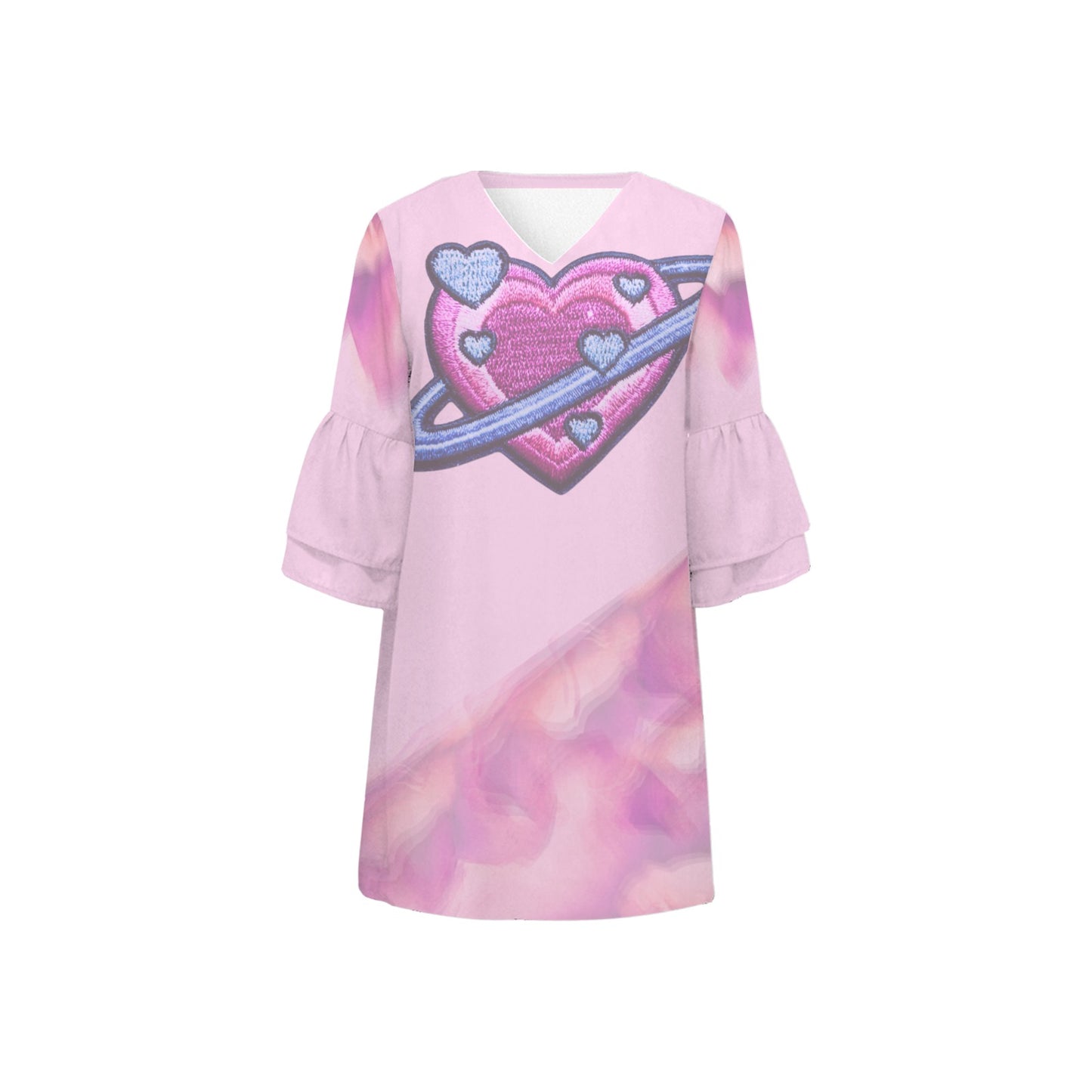 Heart Planet Pale Pink Dress