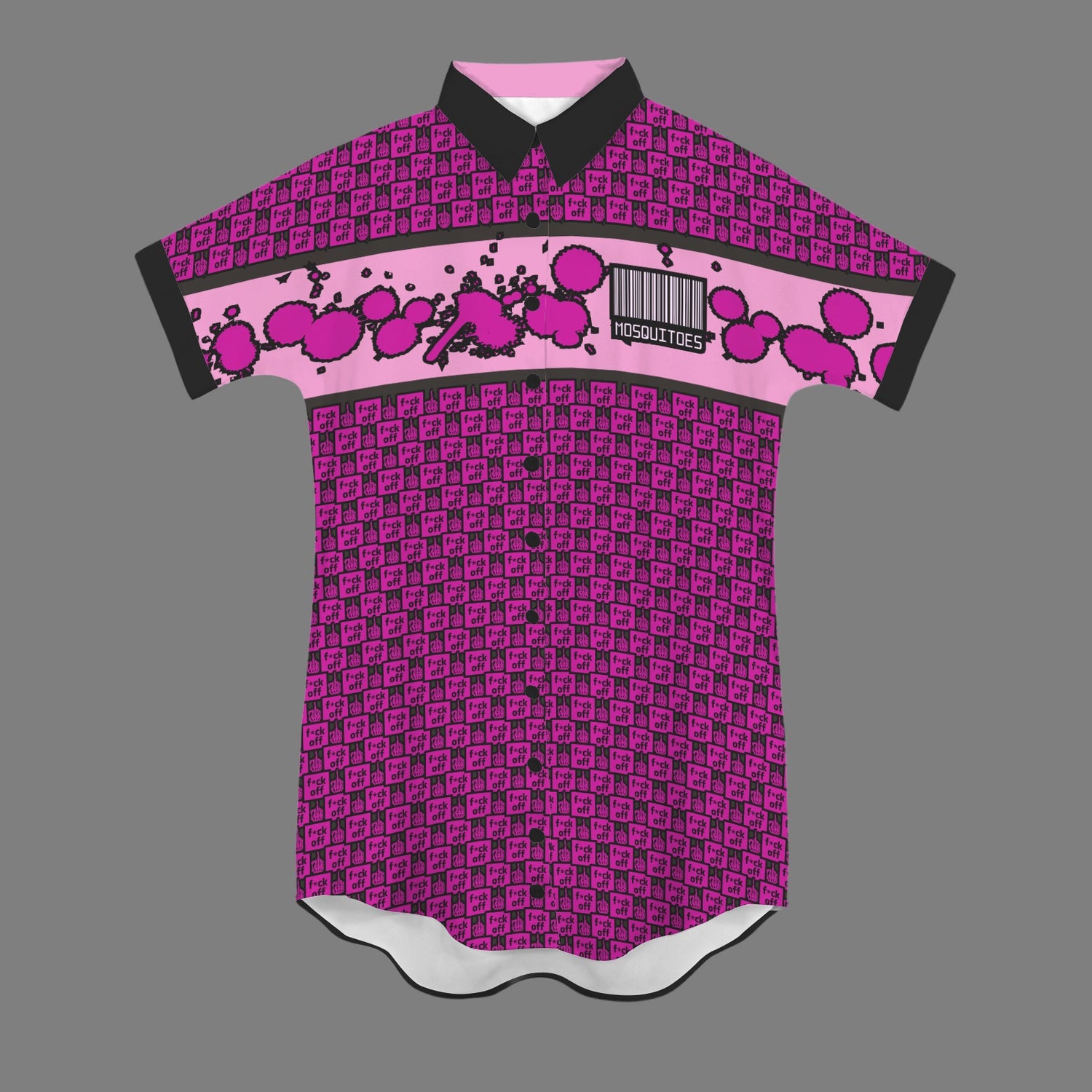 Mosquitoes T-Shirt Dress Barcode