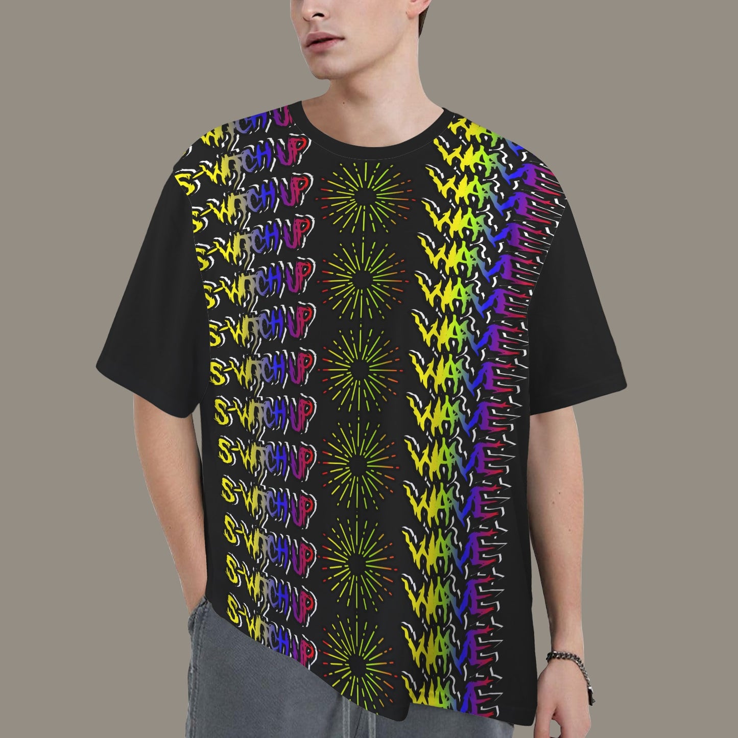 S-WITCH UP WAVE LOGO MULTI  BLACK