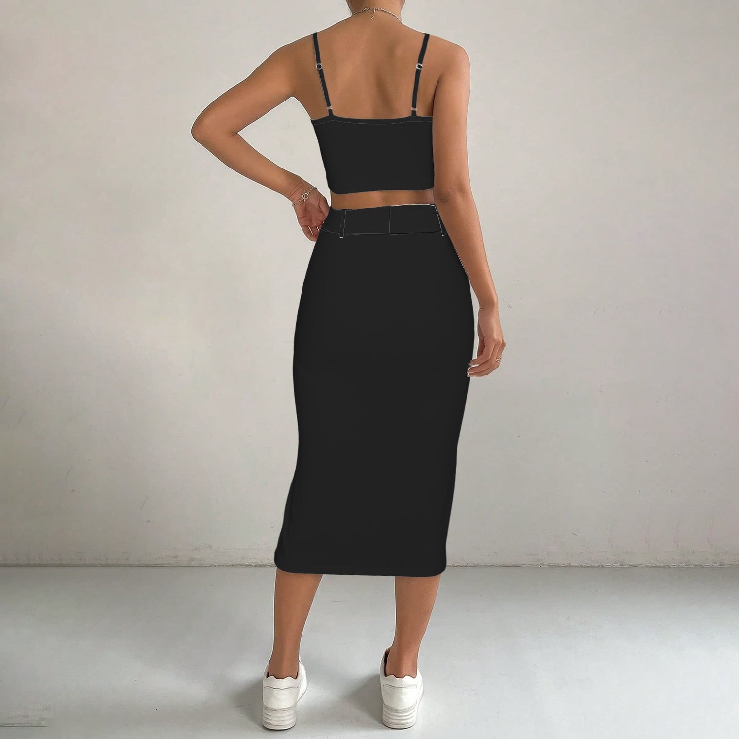 Buddha Skirt TopLilac Black