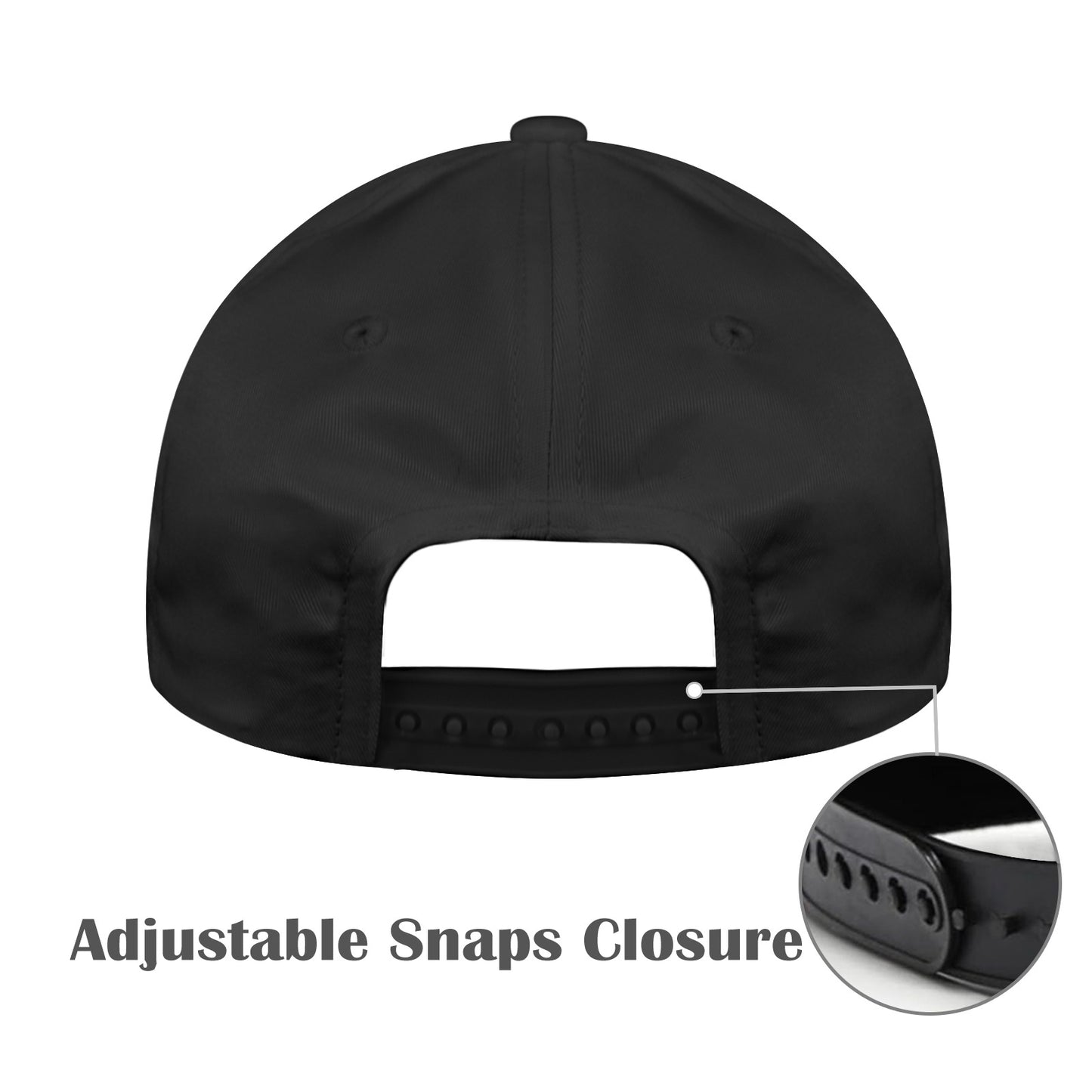 Buddha Logo Snapback Cap Black