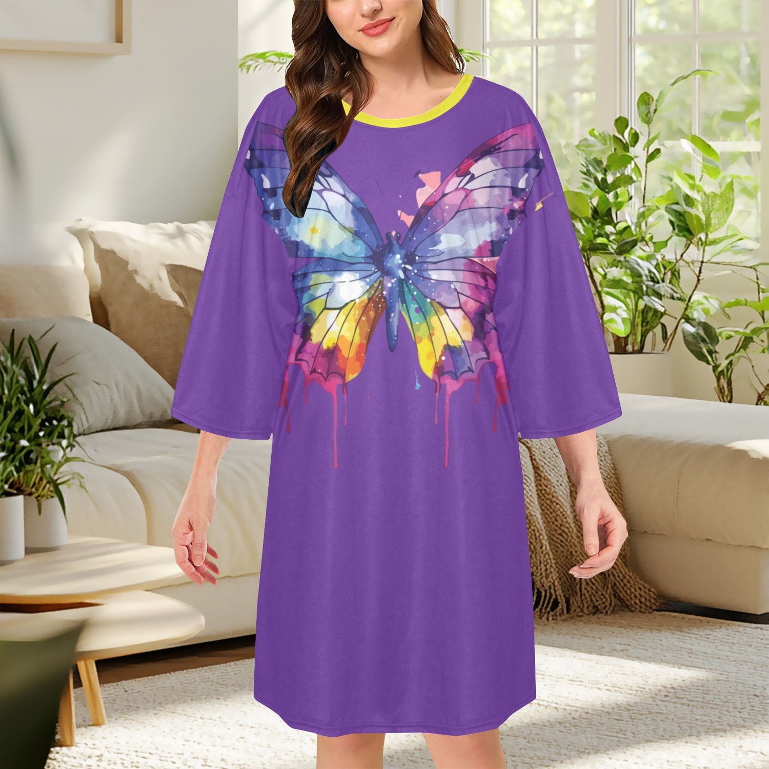 Lounge Dress Batterfly