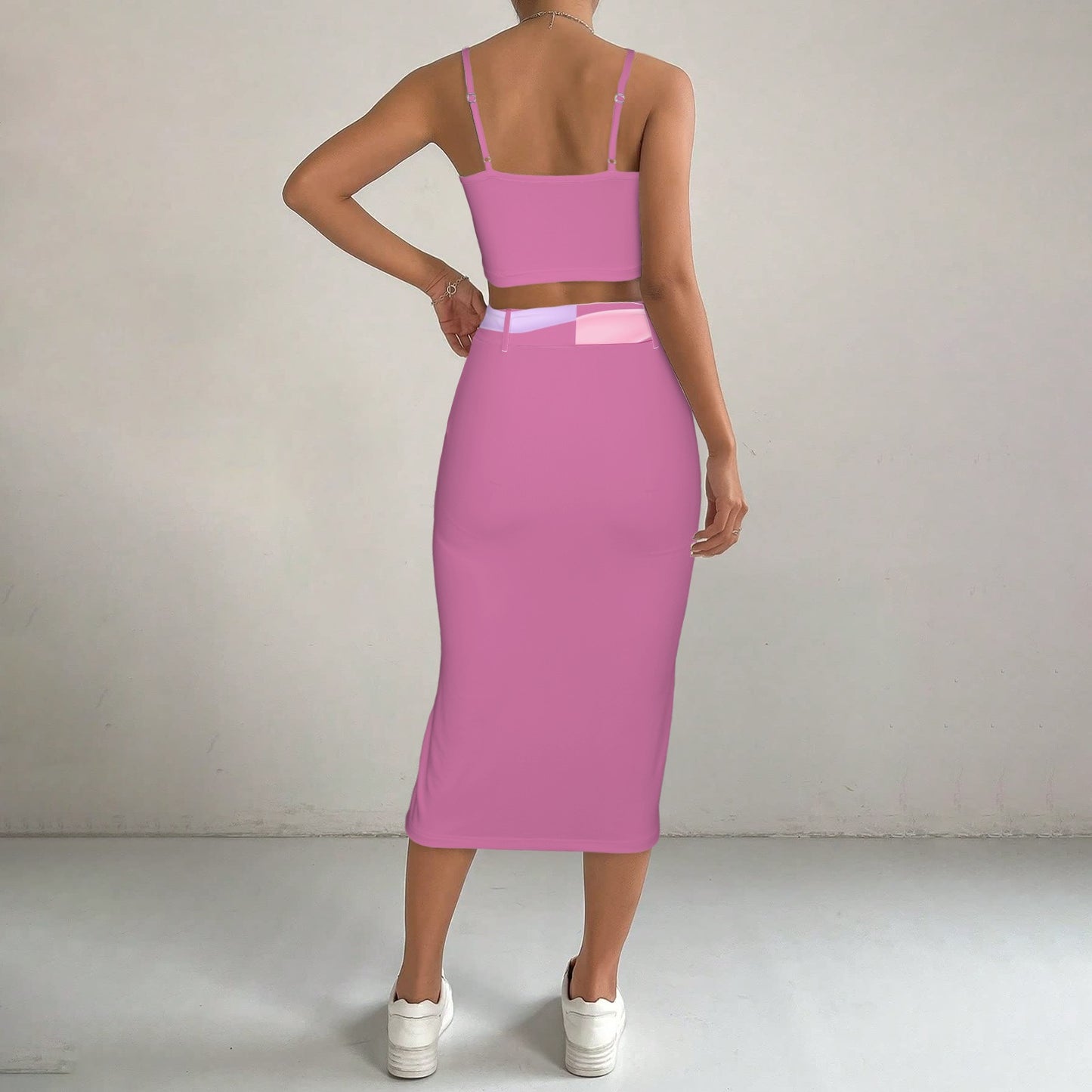 Cami Skirt Pink Light  Hearts