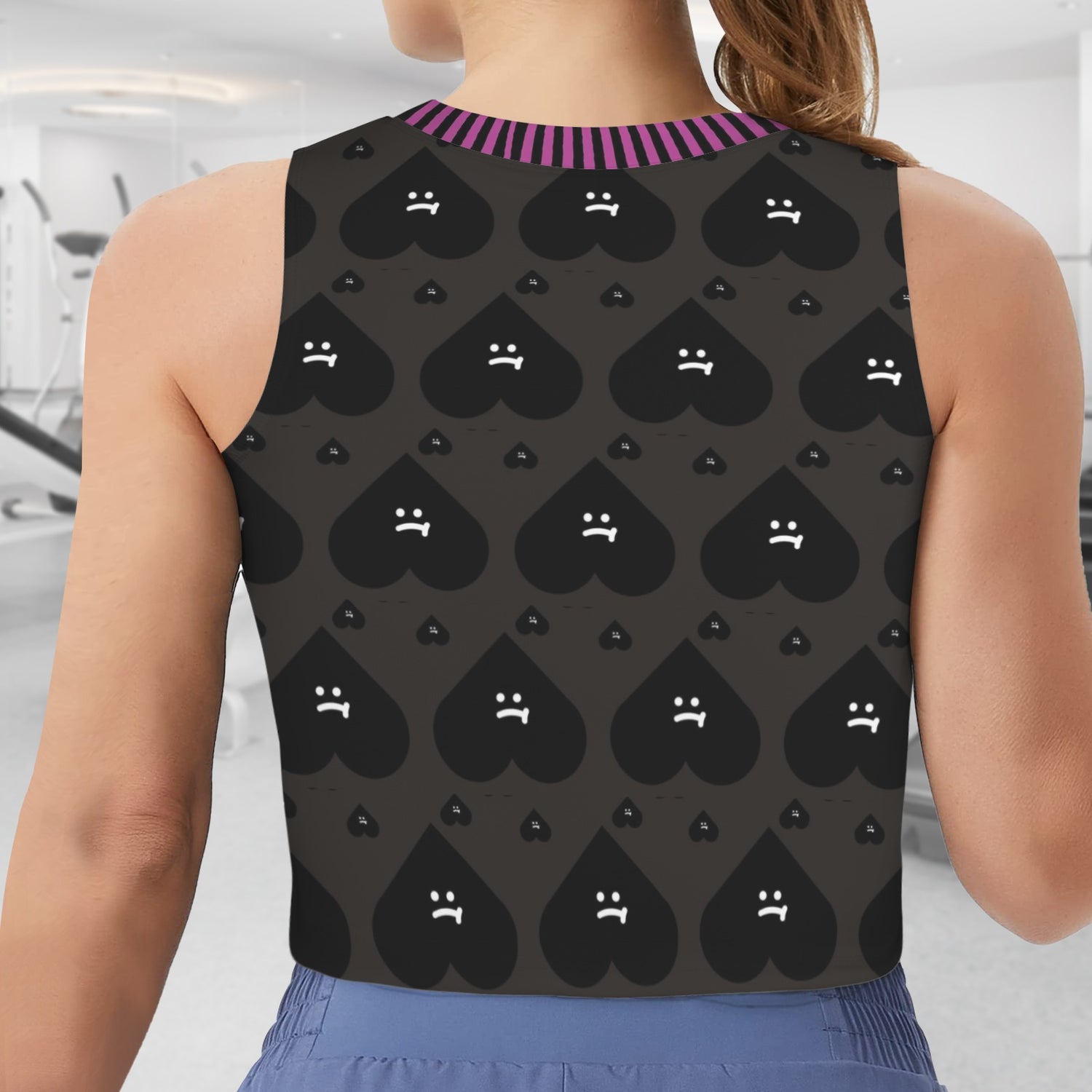Pinky CUTION Skulls Hearts Top