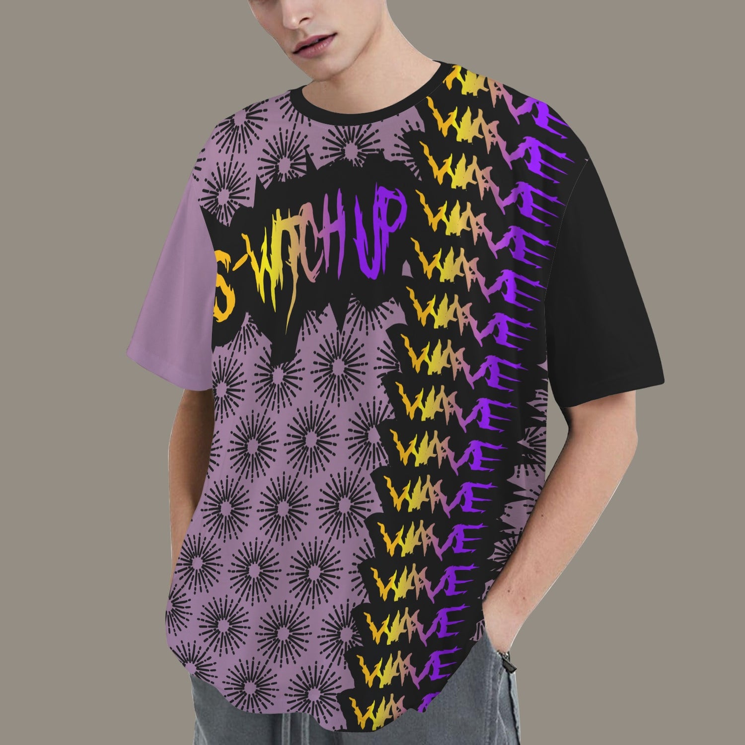 S-WITCH UP WAVE - WAVE BAND MULTI LOGO MAUVE